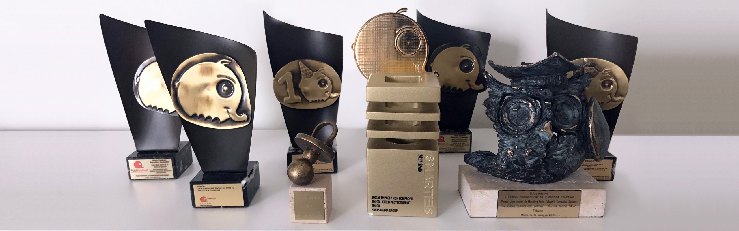 Trofeos y reconocimientos de las campañas